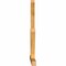 Ekena Millwork Saratoga Rough Sawn Timber Gable Bracket, Western Red Cedar, 96"W x 64"H x 4"D x 4"F, 16/12 Pitch GBW096X64X0404SAR00RWR - alternate 4